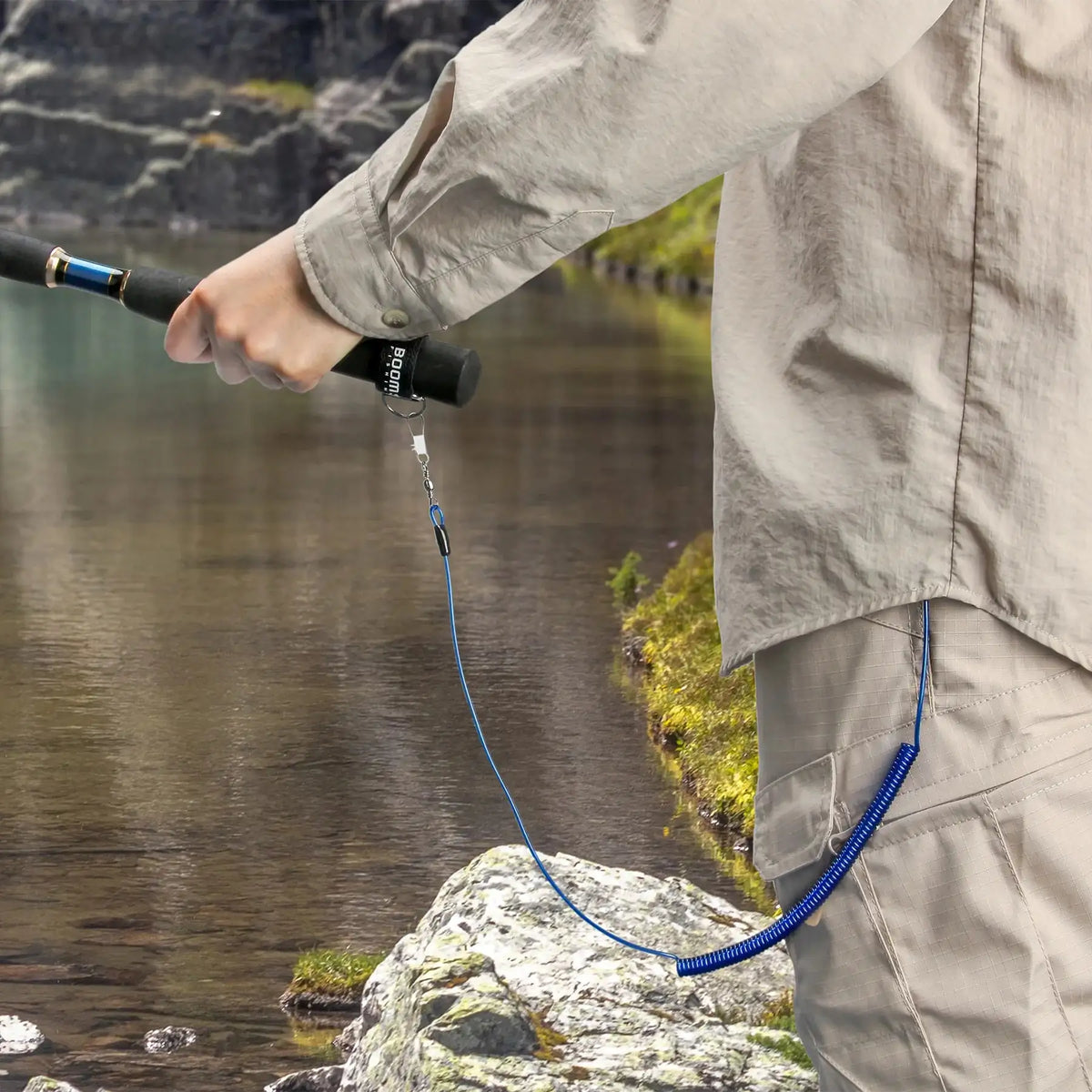 Cinta Strap de Fixação para Varas de Pesca em Neoprene - Águas Nobres