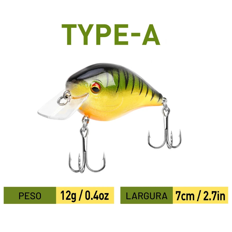 Isca Artificial CB1 7cm 12g Wobbler Flutuante - Águas Nobres