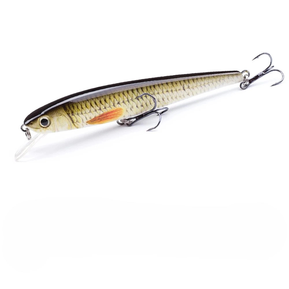 Isca Artificial Floating Minnow 112mm 11g com Ação Realista - Águas Nobres