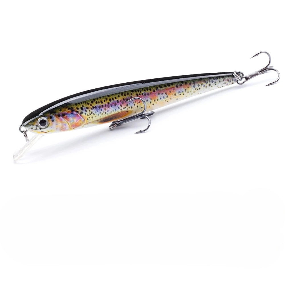 Isca Artificial Floating Minnow 112mm 11g com Ação Realista - Águas Nobres
