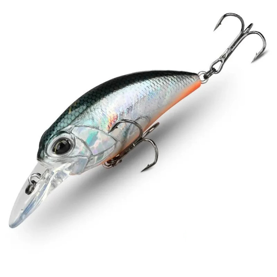 Isca Artificial Jerk Crank Flutuante para Pesca Profissional