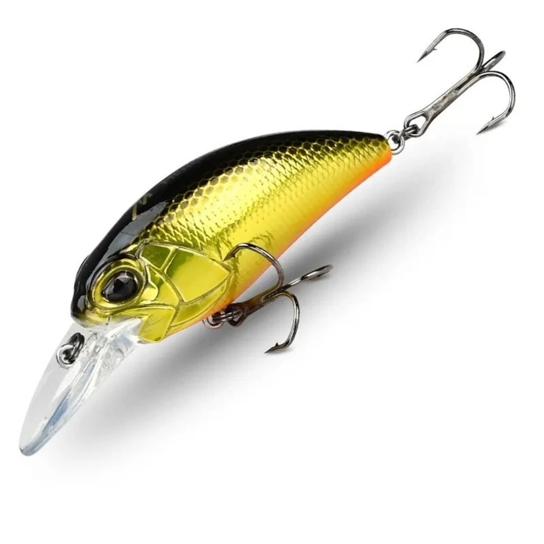 Isca Artificial Jerk Crank Flutuante para Pesca Profissional