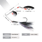 Isca Artificial SP1 Jig 10g com Anzol Triplo e Pena - Águas Nobres
