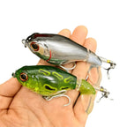 Isca Artificial Topwater com Cauda Rotativa