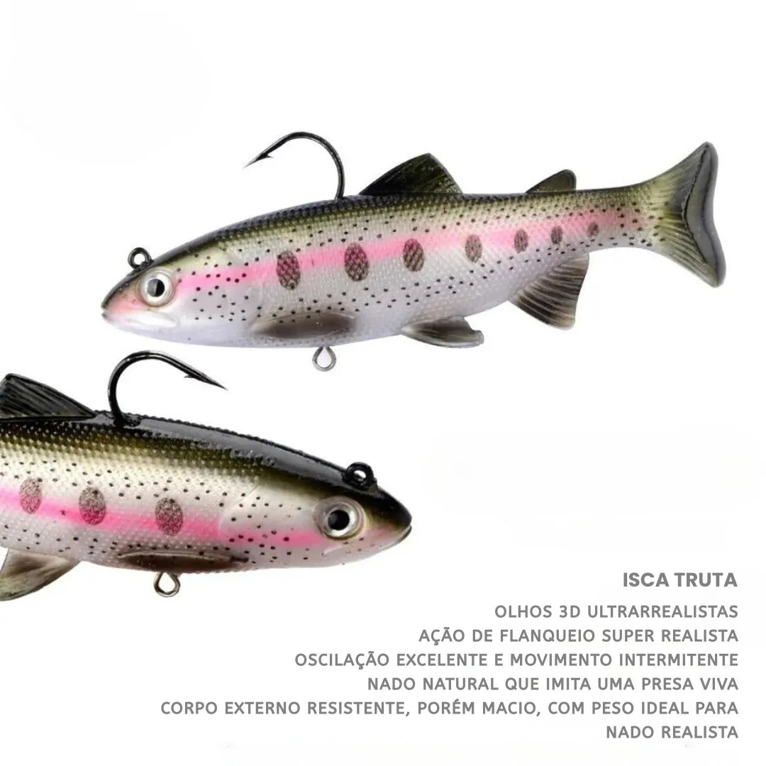 Isca Artificial Soft Bait em Silicone