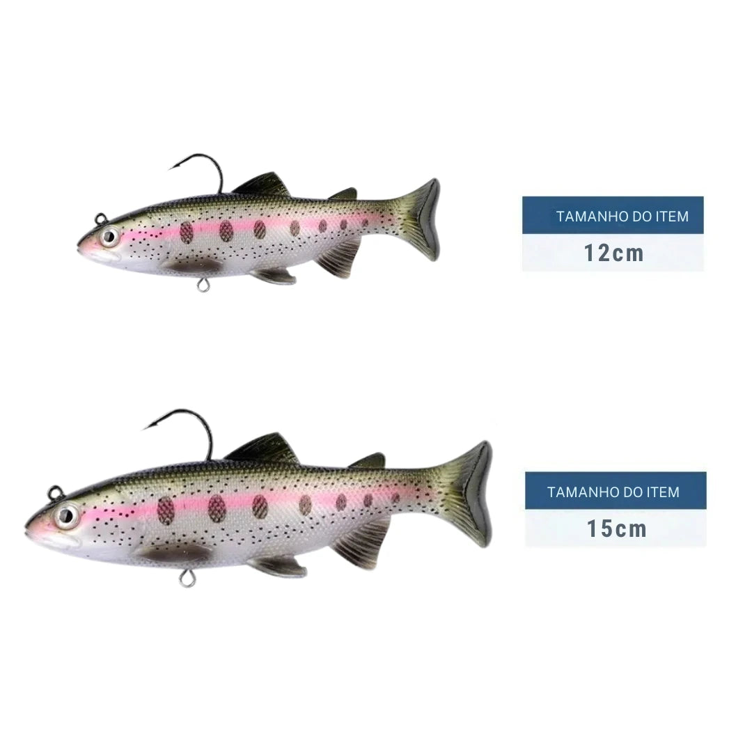 Isca Artificial Soft Bait em Silicone