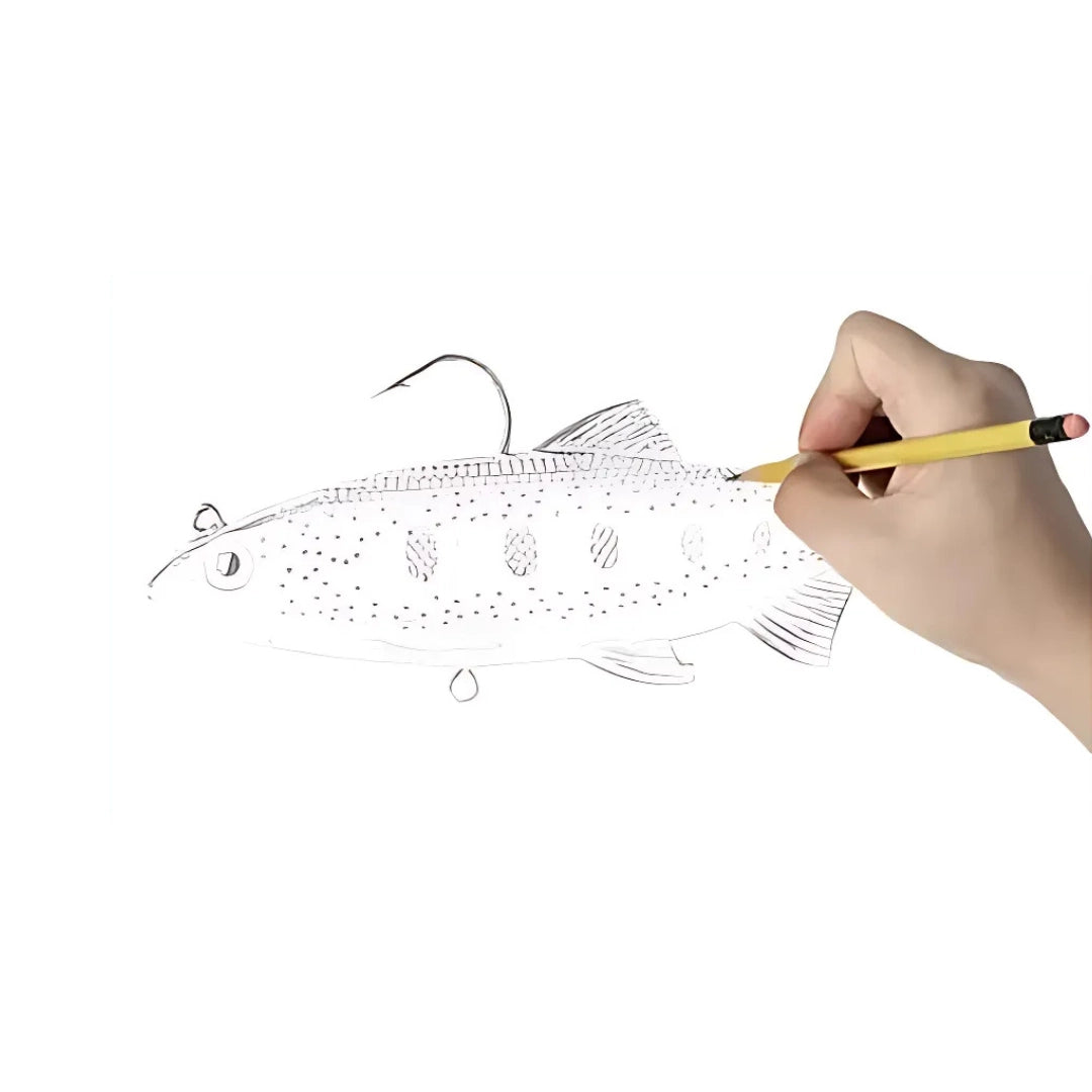 Isca Artificial Soft Bait em Silicone