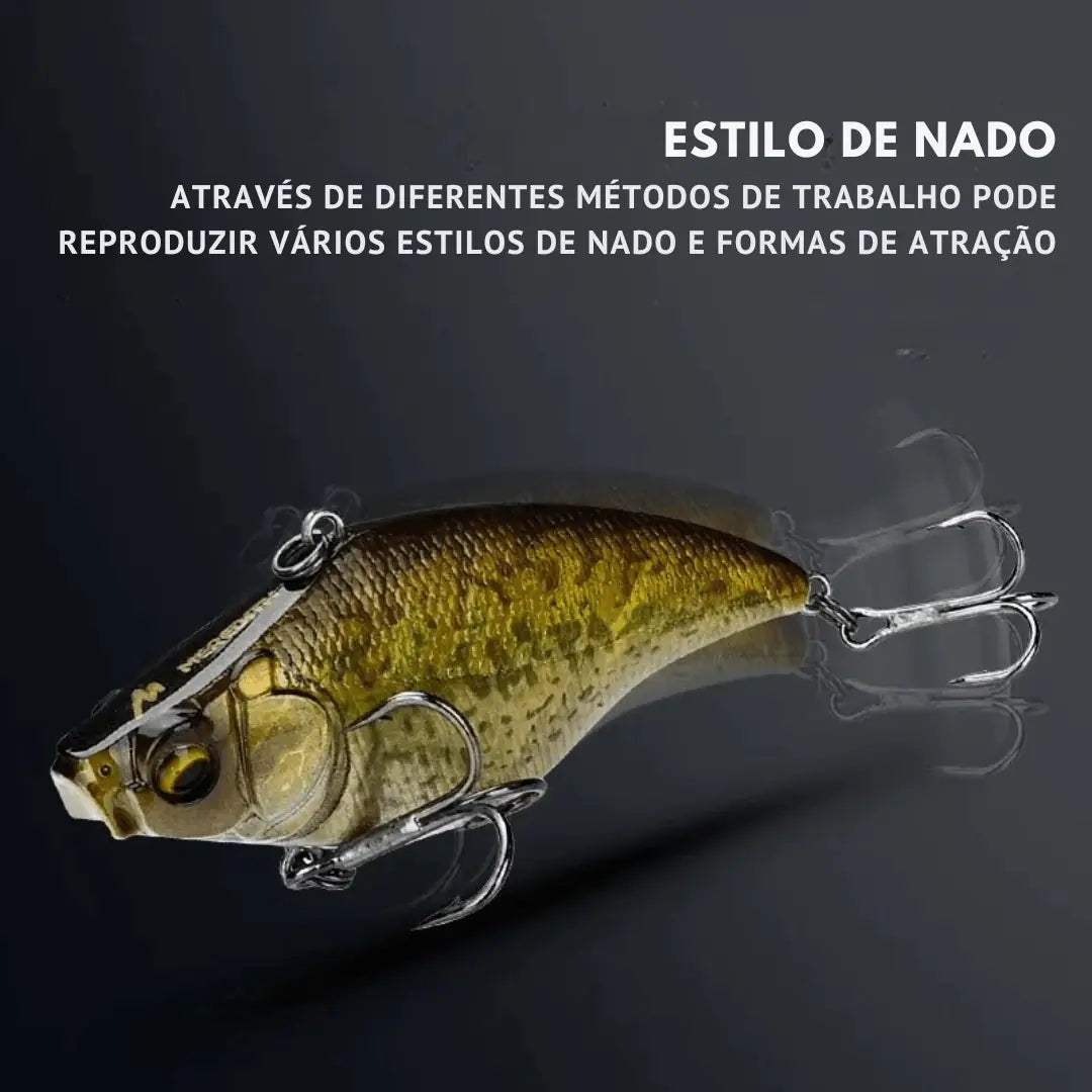 Isca Artificial Sinking com Olhos 3D Realistas