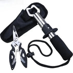 Kit Pegador de Peixe e Alicate em Aço Inox