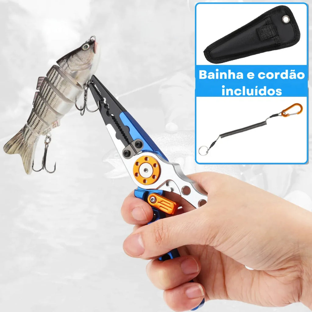 Kit Predador | Alicate de Pesca + Isca Articulada