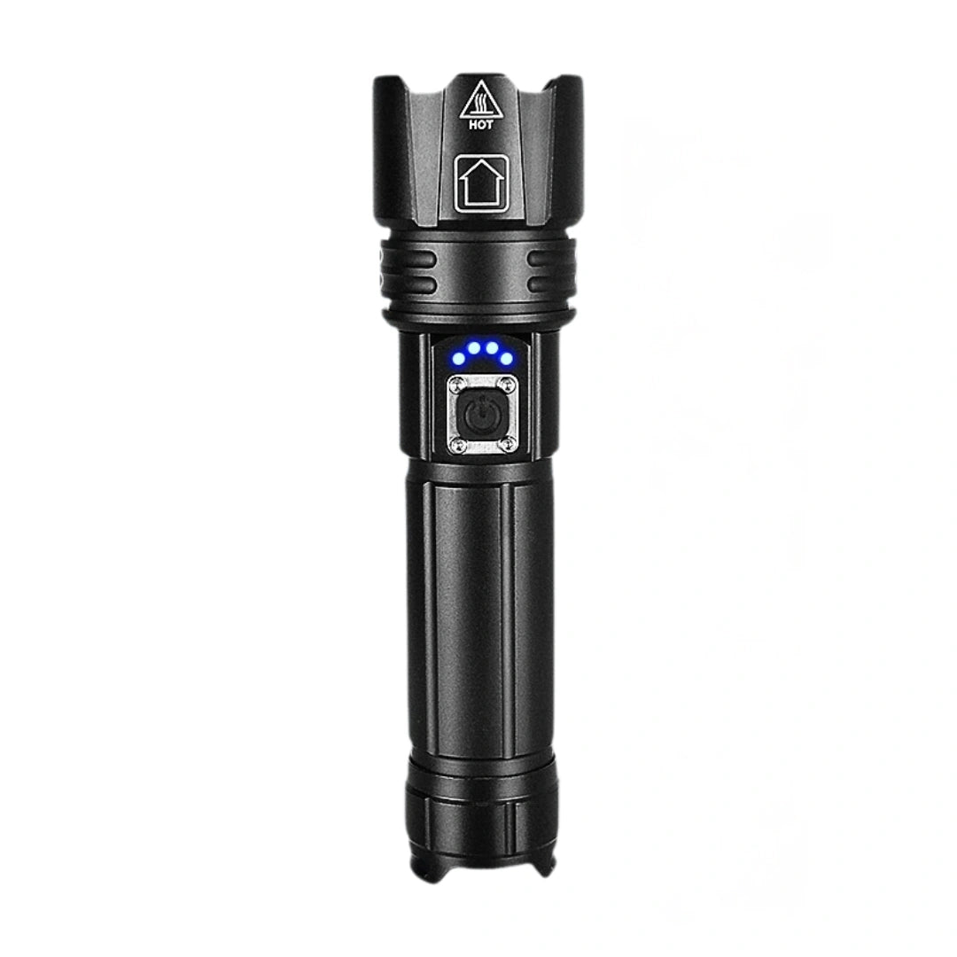 Lanterna LED Recarregável Ultra Potente com Zoom Ajustável