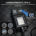 Mini Lanterna LED Recarregável USB Portátil