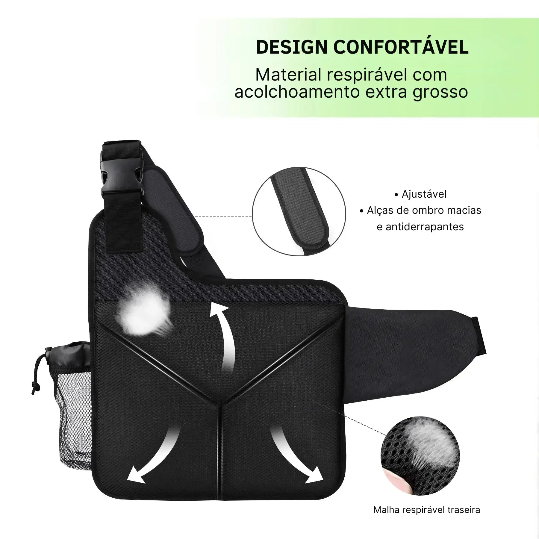 Mochila de Pesca Profissional de Alta Capacidade - Águas Nobres
