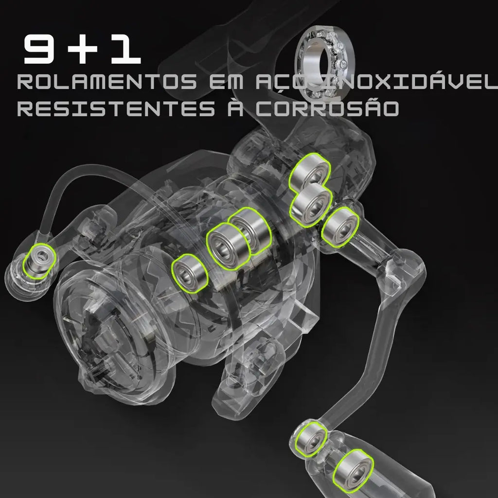 Molinete de Pesca Handing M1 Drag