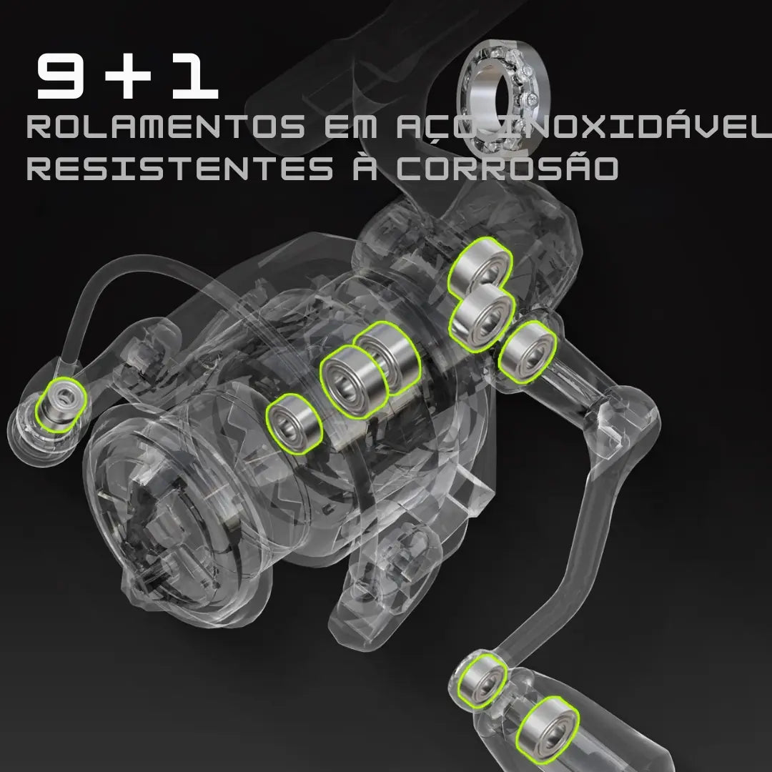Molinete de Pesca Handing M1 Drag
