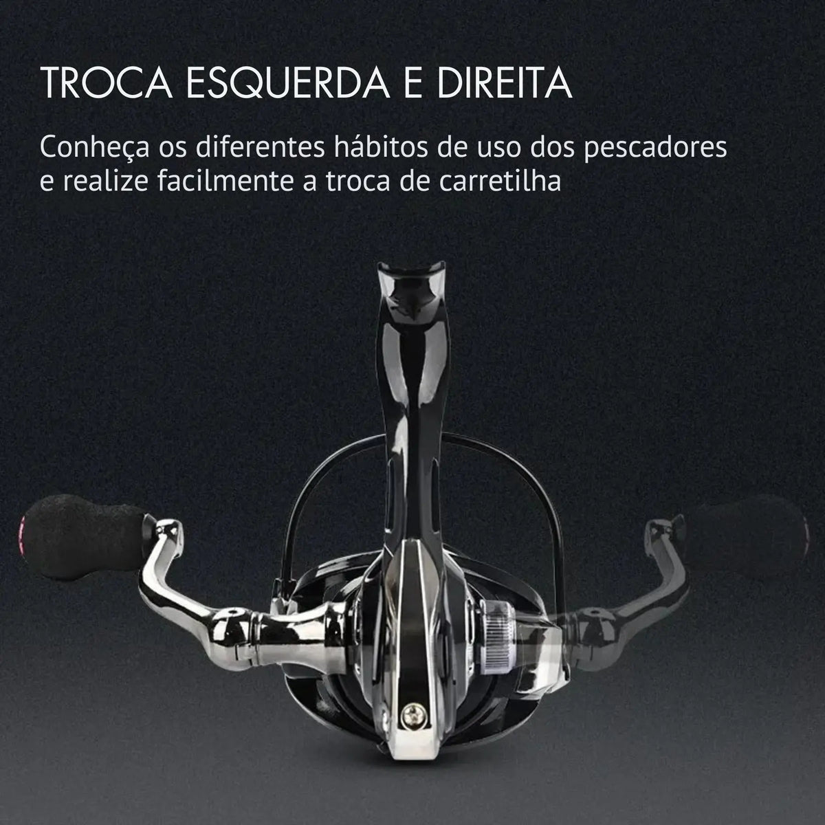 Molinete Spinning Reel 2000-4000 com Carretel Extra para Pesca em Água Salgada - Águas Nobres