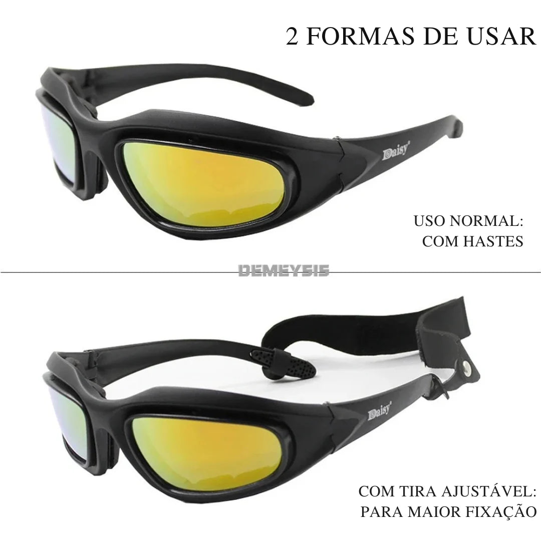 Óculos Táticos Masculinos Polarizados