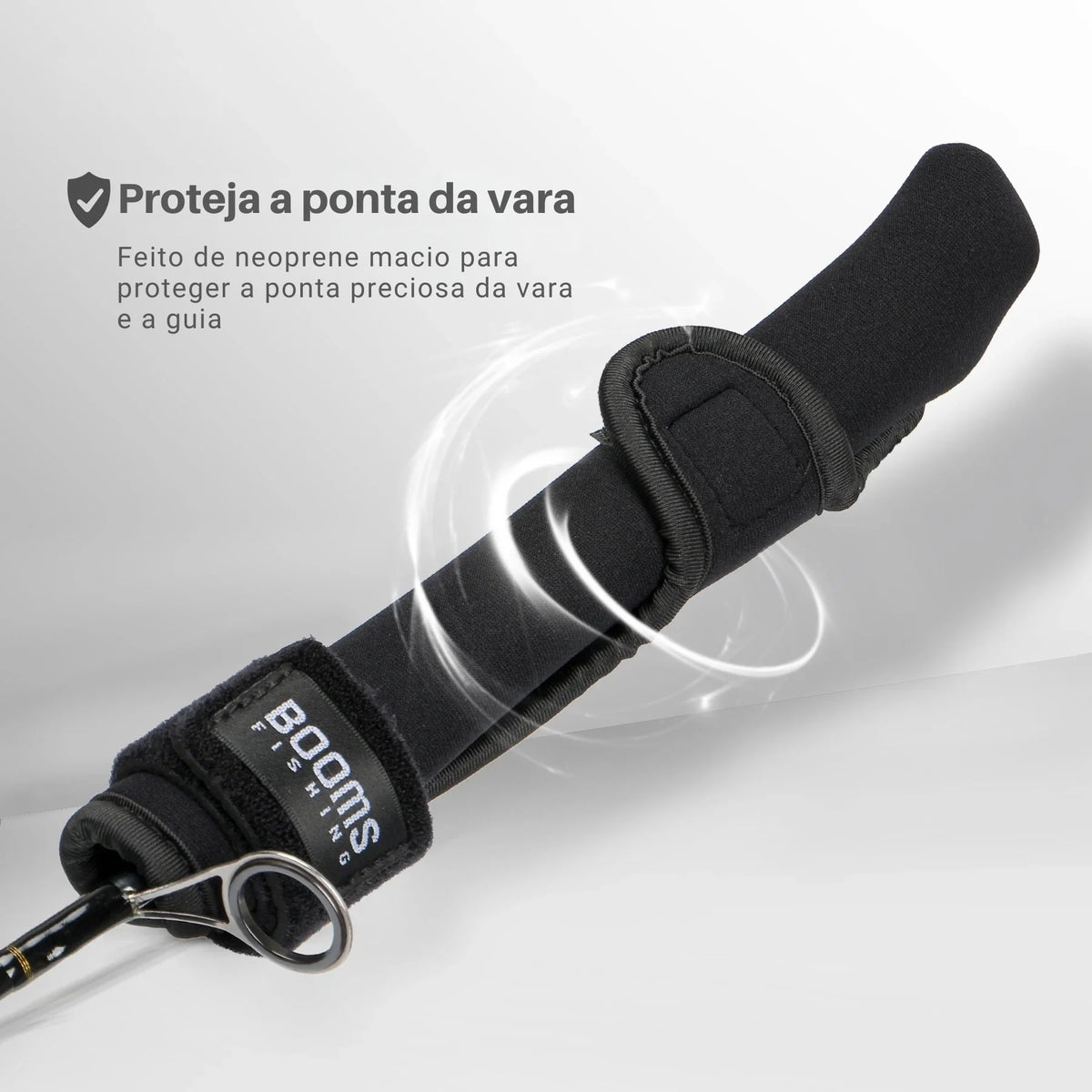 Protetor de Ponta de Vara com Cintas para Fly Fishing - Águas Nobres