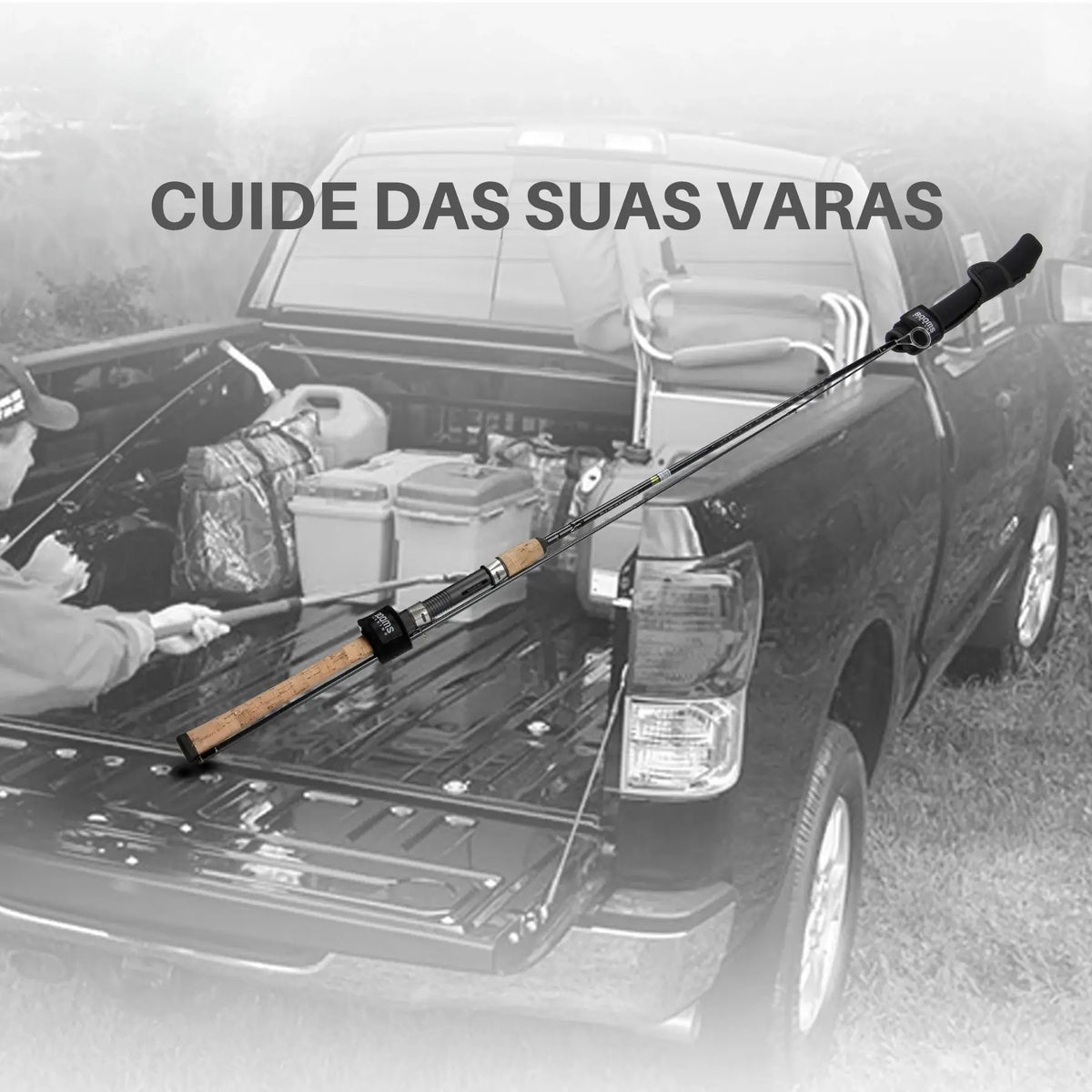 Protetor de Ponta de Vara com Cintas para Fly Fishing - Águas Nobres