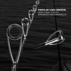 Vara Jigging em Carbono com Anéis Fuji