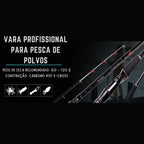 Vara Telescópica Ultralight Carbono Spinning Portátil