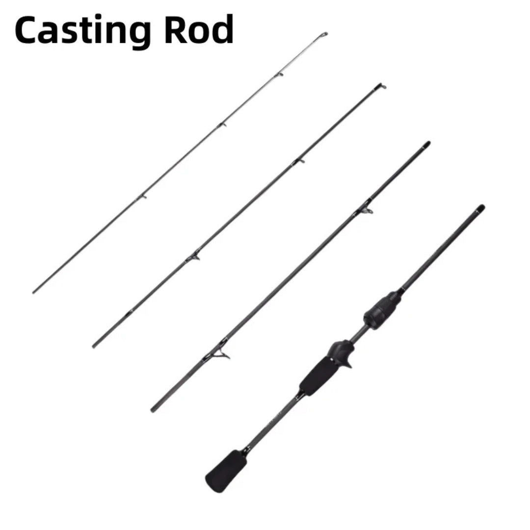 Vara de Pesca Ultralight Carbono Spinning e Casting