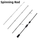 Vara de Pesca Ultralight Carbono Spinning e Casting