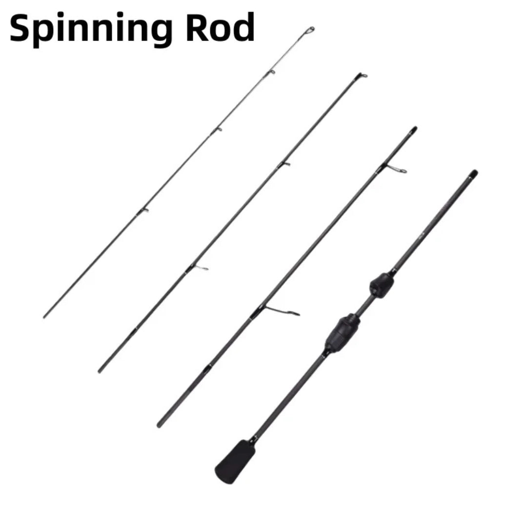 Vara de Pesca Ultralight Carbono Spinning e Casting