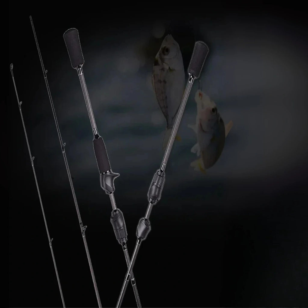 Vara de Pesca Ultralight Carbono Spinning e Casting