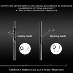 Vara de Pesca Ultralight Carbono Spinning e Casting