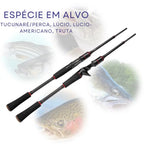 Vara de Pesca 4 Partes em Carbono